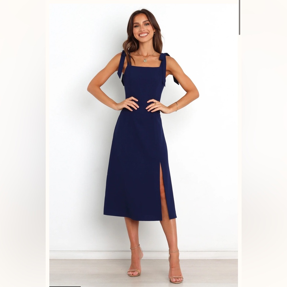Petal & Pup Laurel dress navy